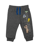Star Wars Baby Boys Darth Vader Stormtrooper C-3PO Chewbacca R2-D2 Yoda 2 Pack Jogger Pants Newborn to
