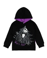 Disney Toddler Boys Nightmare Before Christmas Oogie Boogie Jack Skellington Fleece Pullover Hoodie to