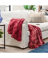 Chanasya Premium Wolf Faux Fur Throw Blanket - Soft