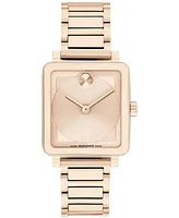 Movado Women's Bold Evolution 2.0 Swiss Quartz Ionic Plated Rose Gold Steel Watch 26mm - Rose