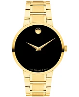 Movado Men's Portfolio Swiss Quartz Yellow Pvd Watch 40MM - Gold