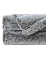 Chanasya Premium Luxurious Soft Faux Frost Tip Fur & Velvety Mink Throw Blanket - Super Cozy for Sofa Chair Couch Bed Living Room