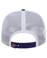 New Era Men's Purple/White Phoenix Suns Trucker 9SEVENTY Coolera Stretch-Snap Hat