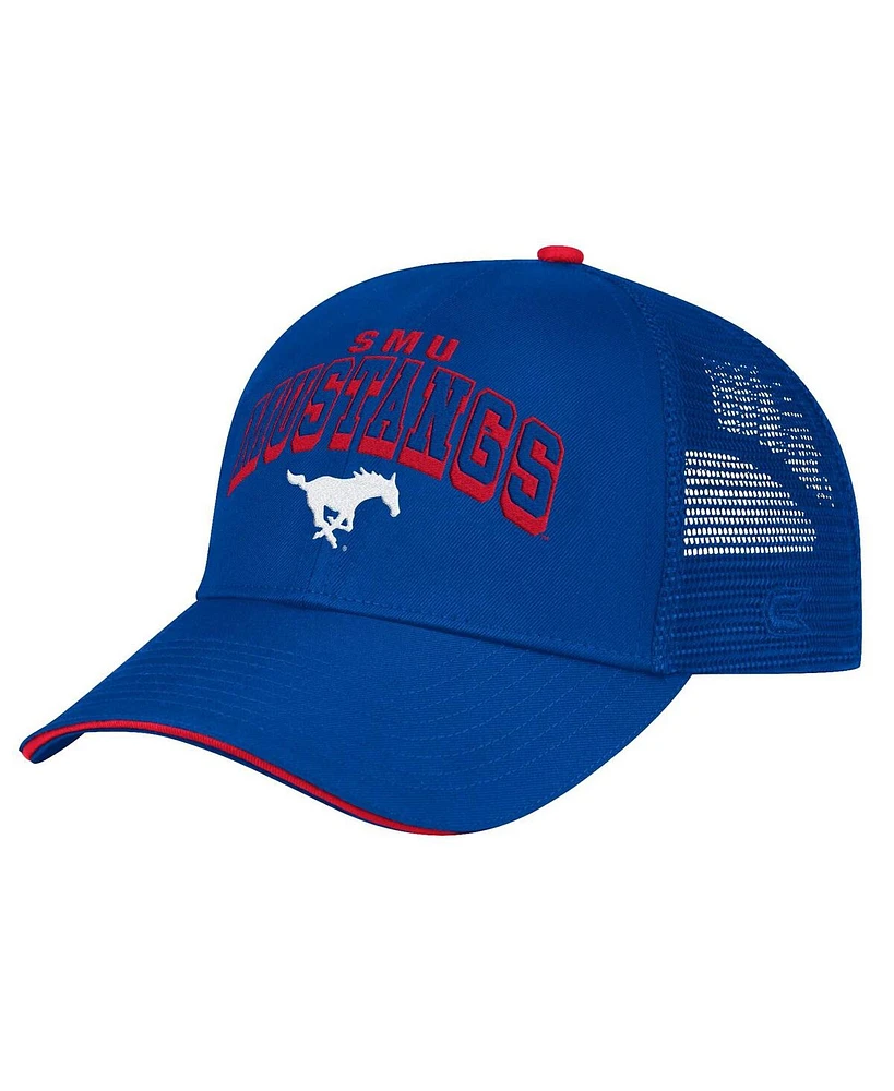 Colosseum Men's Royal Smu Mustangs Wyatt Adjustable Hat