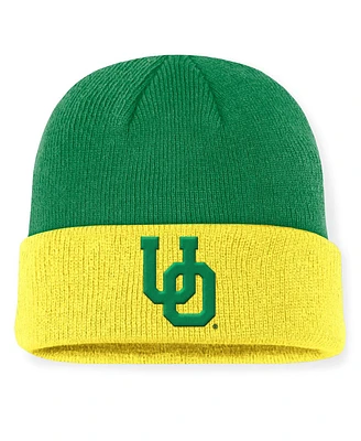 Nike Men's Green/Yellow Oregon Ducks Legacy Terra Cuffed Knit Hat