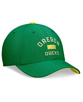 Nike Men's Green Oregon Ducks Primetime Rise Swoosh Flex Hat