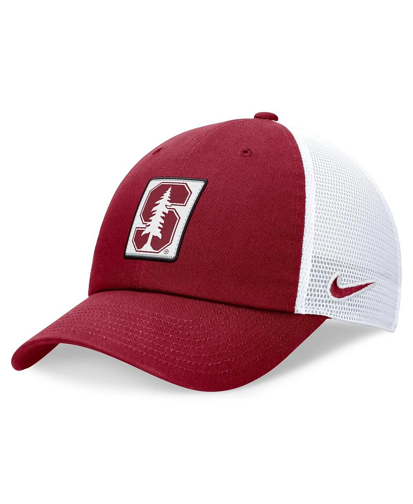 Nike Men's Cardinal/White Stanford Cardinal Primetime Club Trucker Adjustable Hat