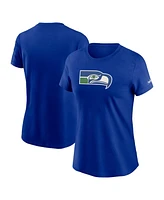 Nike Women's Royal Seattle Seahawks Primary Logo T-Shirt