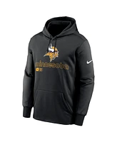 Nike Men's Black Minnesota Vikings Performance Pullover Hoodie