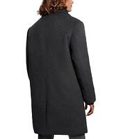 Guess Men's Wool Blend Coat with Removable Quilted Bib