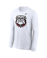 Nike Men's White Georgia Bulldogs Alternate Logo Long Sleeve T-Shirt