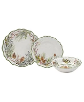 Certified International Winters Forest 12-Pc. Melamine Dinnerware Set, Service for 4