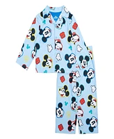 Mickey Mouse Toddler Boy Long Sleeve Collared 2-Piece Set