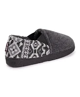 Muk Luks Men's Kristof Slippers, Navy, L (12-13)