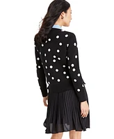 On 34th Women's Crewneck Long-Sleeve Sweater, Created for Macy's