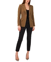 1.state Women's Notched Collar One-Button Blazer