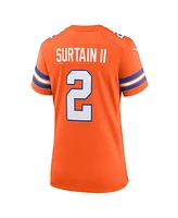 Nike Women's Patrick Surtain Ii Denver Broncos Mile High Collection 1977 Throwback Player Game Jersey