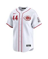 Nike Big Boys and Girls Elly De La Cruz White Cincinnati Reds Home Limited Player Jersey