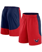 Fanatics Men's Red Washington Capitals Go Hard Shorts