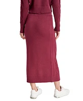 Dkny Jeans Women's Cable Knit Sweater Midi Skirt