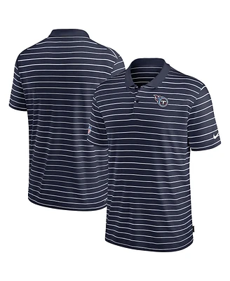 Nike Men's Navy Tennessee Titans Sideline Lock Up Victory Performance Polo