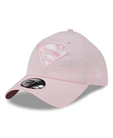 New Era Men's Pink Superman Casual Classic Adjustable Hat