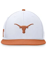 Top of the World Men's White/Burnt Orange Texas Longhorns Rally Two-Tone Fitted Hat