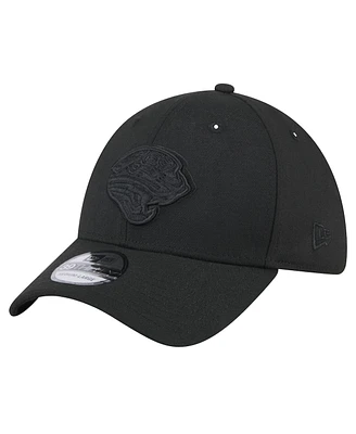 New Era Men's Black Jacksonville Jaguars Throwback 39THIRTY Flex Hat