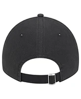 New Era Men's and Women's Black New York Liberty Core Logo 9TWENTY Adjustable Hat