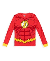 Dc Comics Toddler Boys Justice League Robin Cosplay Pajama Shirt and Pants Sleep Set to