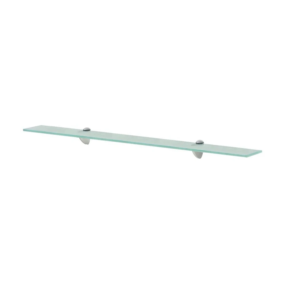 vidaXL Floating Shelf Glass 35.4"x7.9" 0.3"