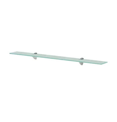 vidaXL Floating Shelf Glass 35.4"x7.9" 0.3"