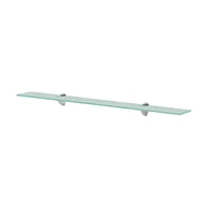 vidaXL Floating Shelf Glass 35.4"x7.9" 0.3"