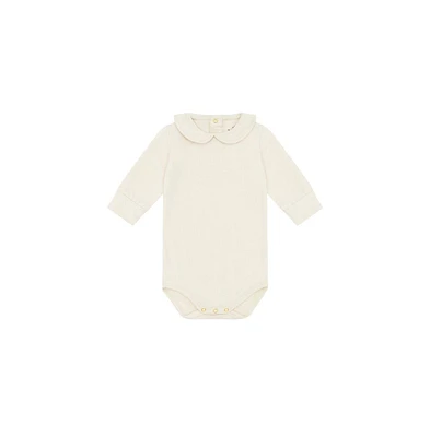 Vild House of Little Baby Ls Organic Cotton Collared Bodysuit