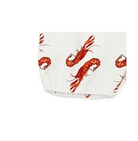 Vild House of Little Baby Girls Vild Lab No.8 - Rare Living Lobsters, Organic Cotton Bloomers