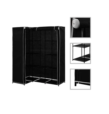 vidaXL Corner Wardrobe 51.2"x34.3"x66.5