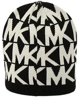 Michael Kors Major Mk Repeating Logo Knit Beanie