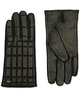 Michael Kors Women's Quilted Leather Tech Gloves