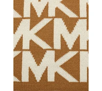 Michael Michael Kors Major Mk Repeating Logo Knit Scarf