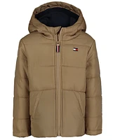 Tommy Hilfiger Toddler and Little Boys Sleeve Graphic Puffer Jacket