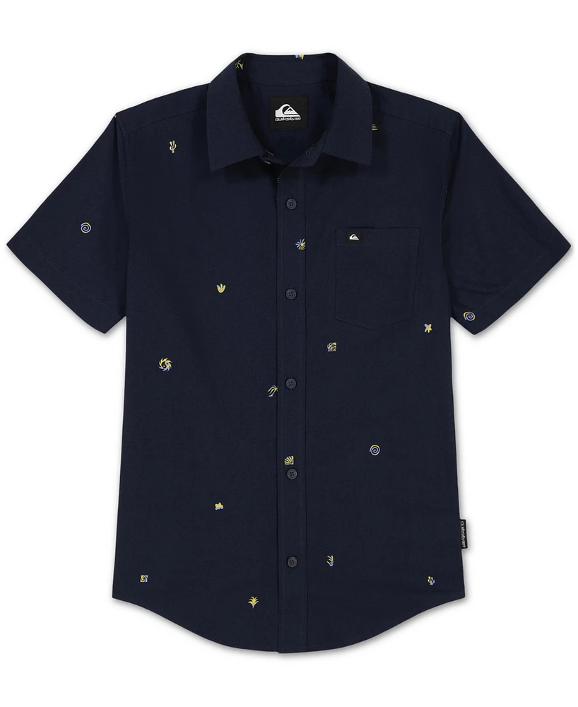 Quiksilver Big Boys Apero Printed Button-Down Shirt