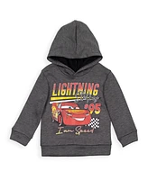Disney Toddler Boys Pixar Cars Lightning McQueen Fleece Pullover Hoodie and Pants Outfit Set to
