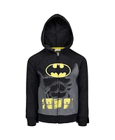 Dc Comics Toddler Boys Justice League Batman Superman Zip Up Hoodie to