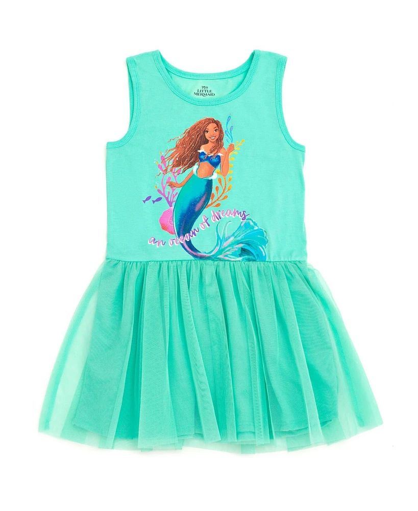 Disney Toddler Girls Lilo & Stitch Princess Ariel Tulle Dress to