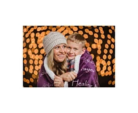 Chanasya Premium Sympathy Warm Hugs Gift Throw Blanket - for Positive Energy Love Support Comfort Breast Cancer Chemo Get Well Purple