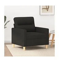 vidaXL Sofa Chair Black 23.6" Fabric