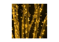 Cowin Christmas String Lights 82Ft 200 Led Lights 8 Modes Warm White