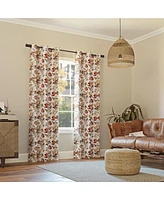 Sun Zero Irma Grommet Single Curtain Panel, 40" x 63"