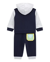 Guess Baby Boy Long Sleeve Active Top and Pant Set