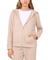 Vince Camuto Women's Knit Zip-Front Hoodie